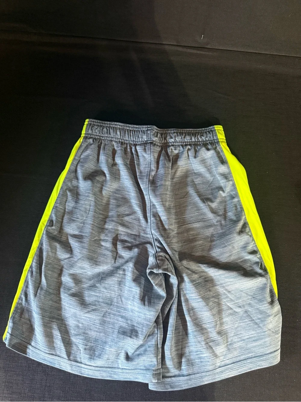 Under Armour blue Shorts with Neon Yellow Panels